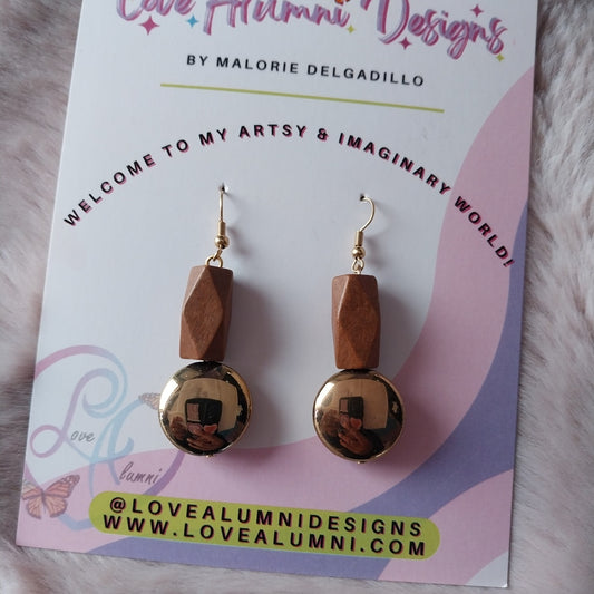 Serenity Wooden Earrings