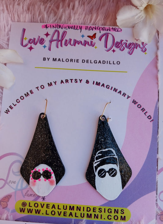 Boo Thangs Handpainted Earrings