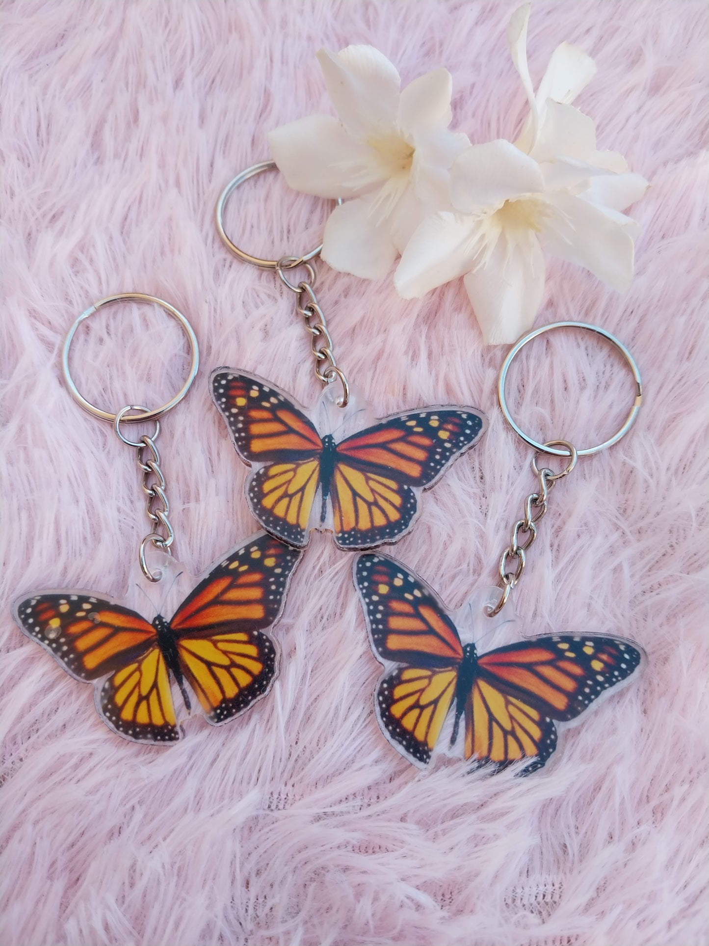 Monarch Butterfly Keychain