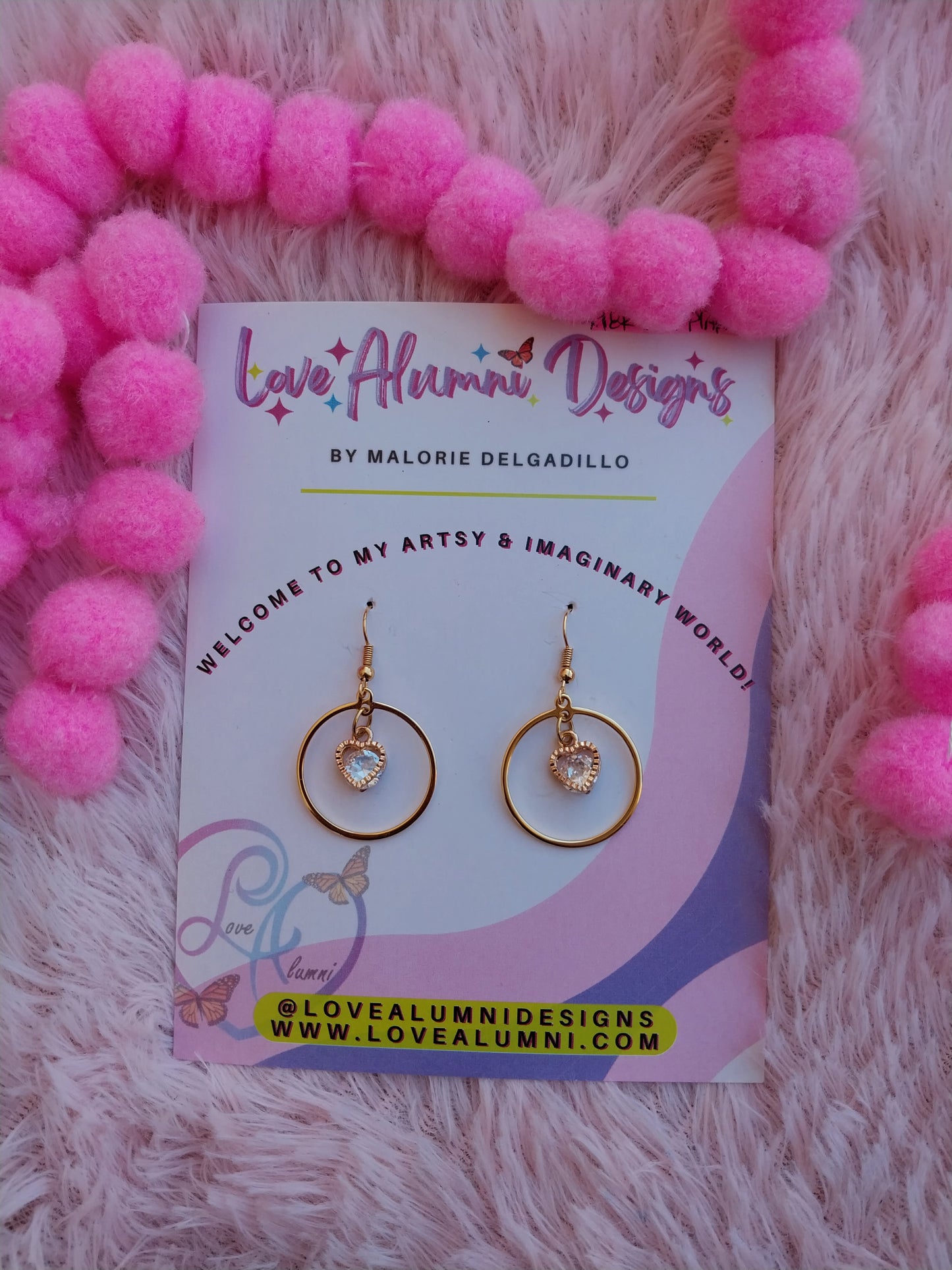 Full Circle 18K Gold Plated Earrings