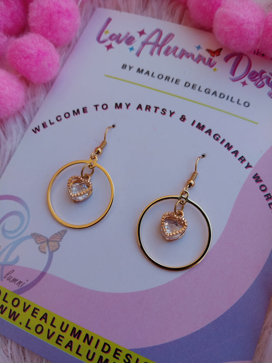 Full Circle 18K Gold Plated Earrings