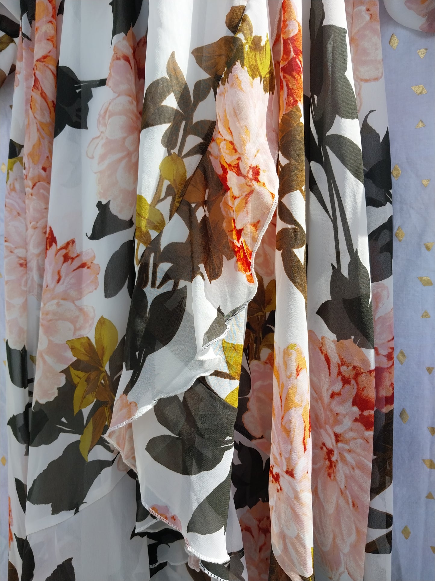 Long Flowing Florals Dress