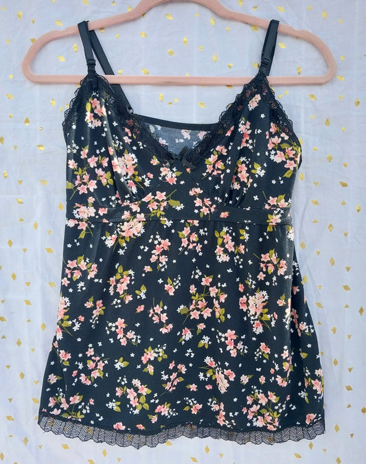 Floral and Lace Top