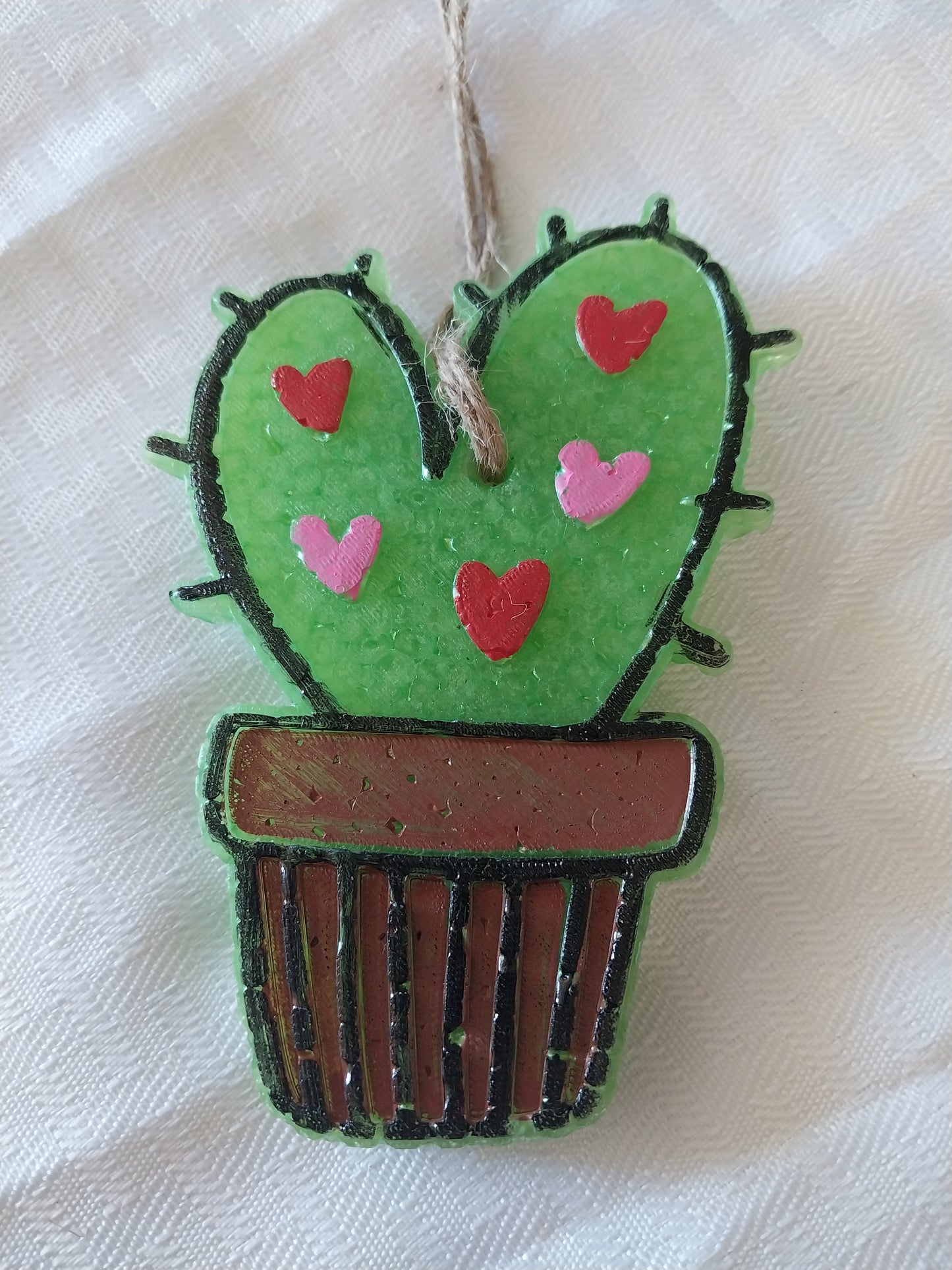 Cactus Heart Car Room Freshie