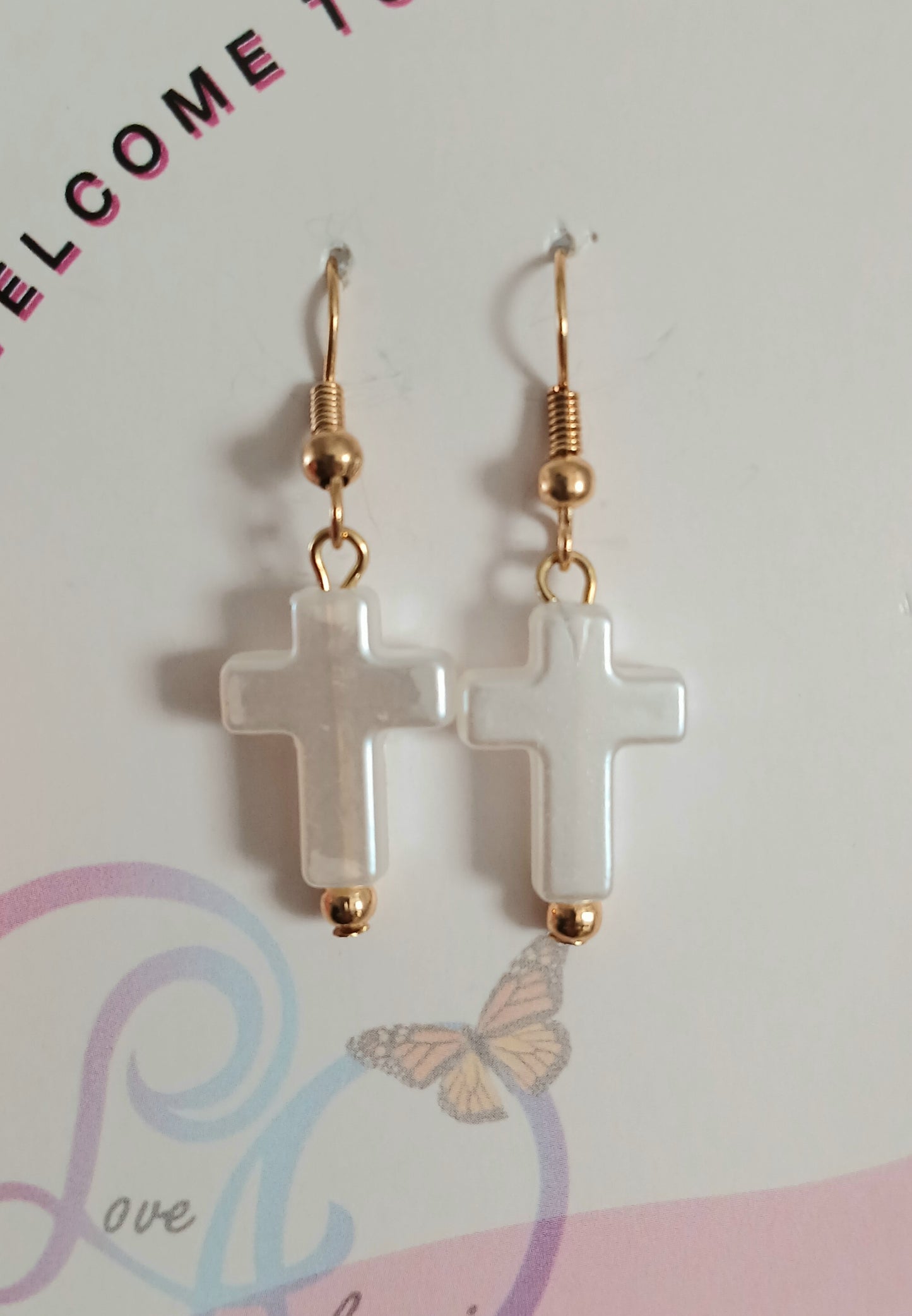Cross My Heart Earrings