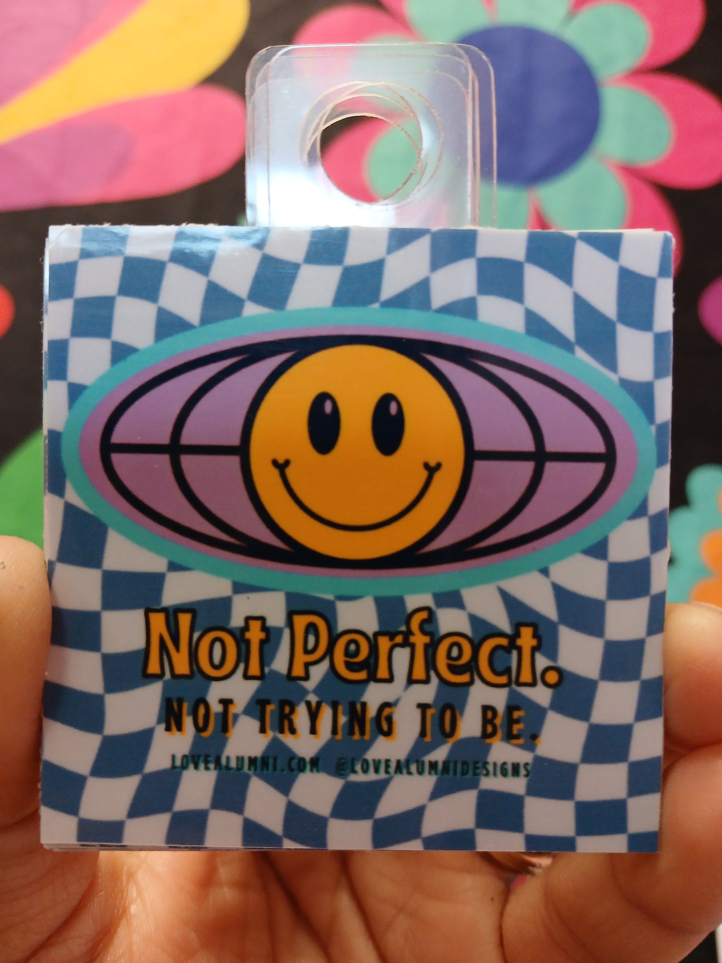 Not Perfect Sticker