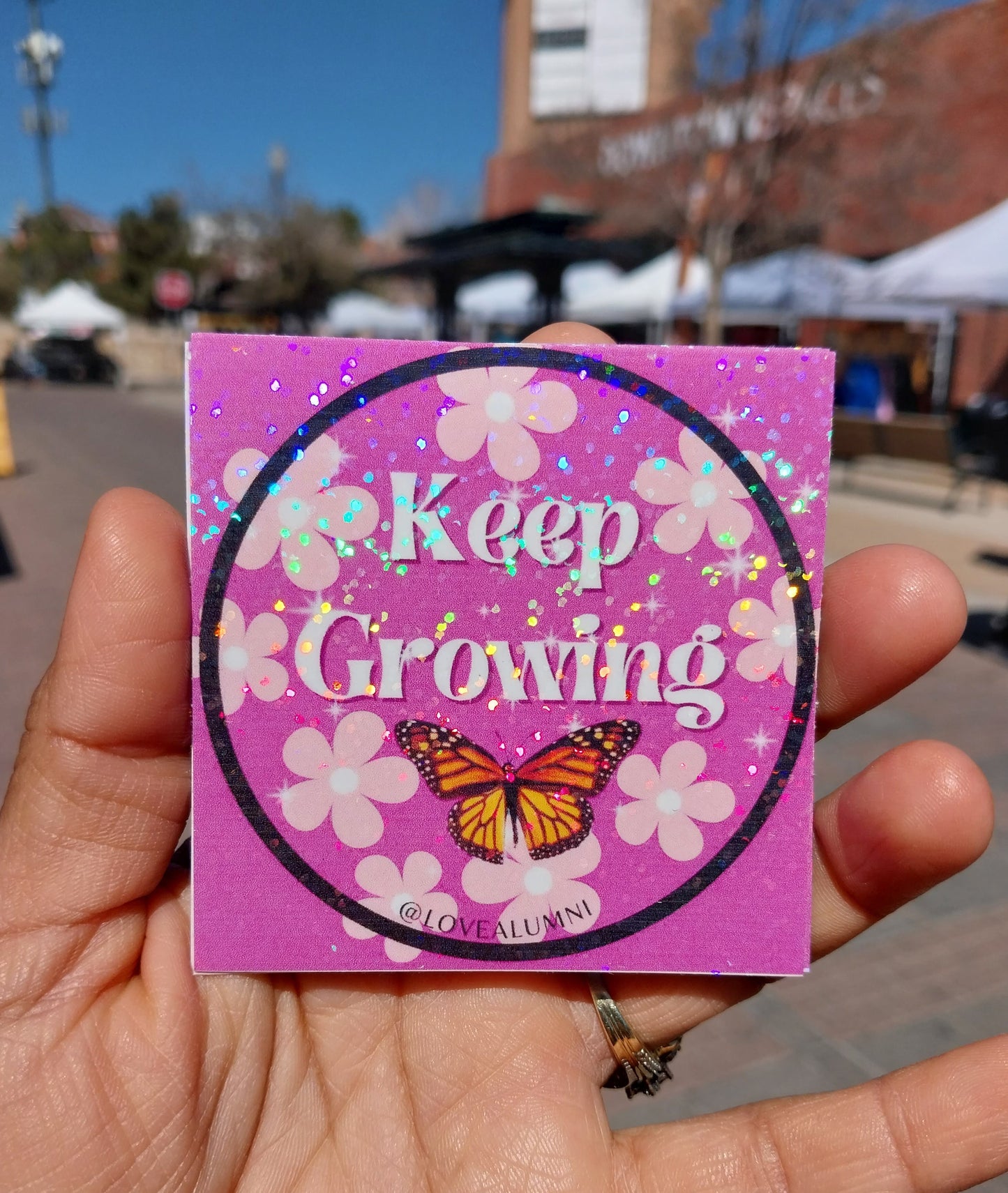 Keep Growing Sticker