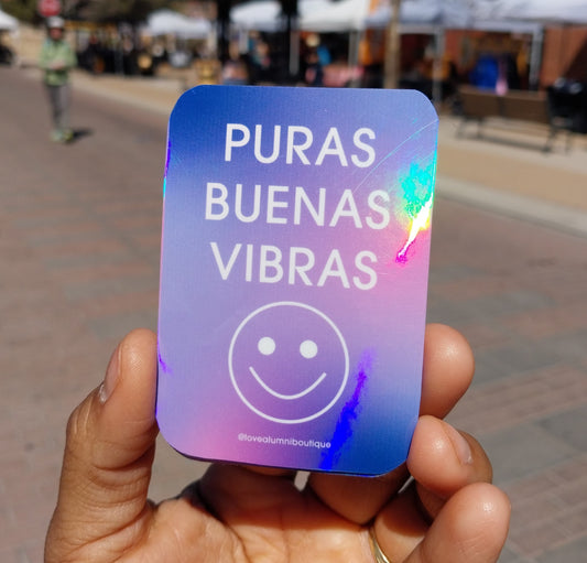 Puras Buenas Vibras Sticker