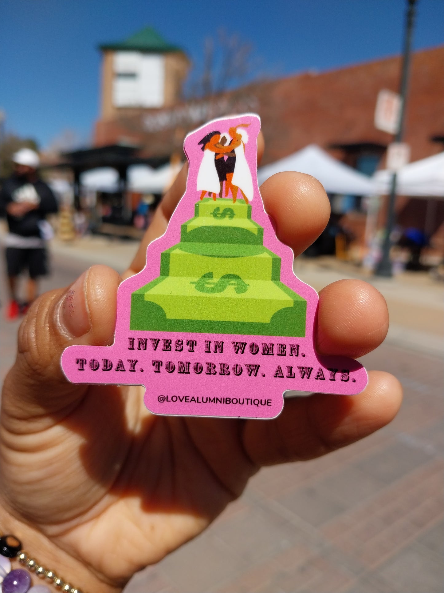 Invest In Women Sticker