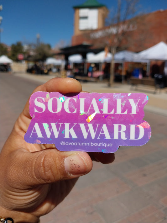 Socially Awkward Sticker