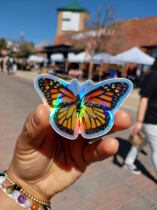 Holographic Butterfly Sticker