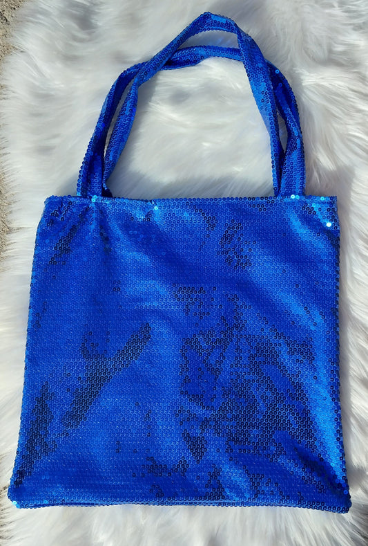 Blue Beauty Handcrafted Tote Bag Sustainable Fabric