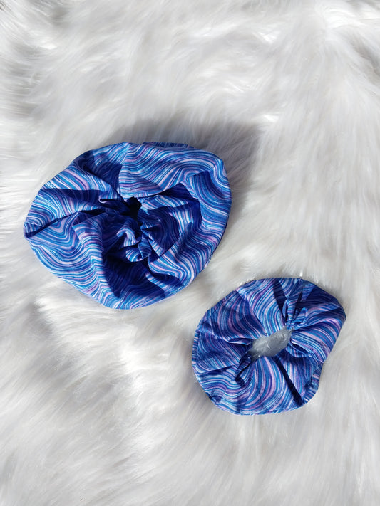 Wave Scrunchie Sustainable Fabric