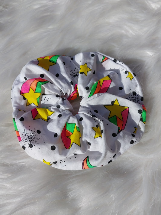 80s Vibes Oversized Scrunchie Sustainable Fabric