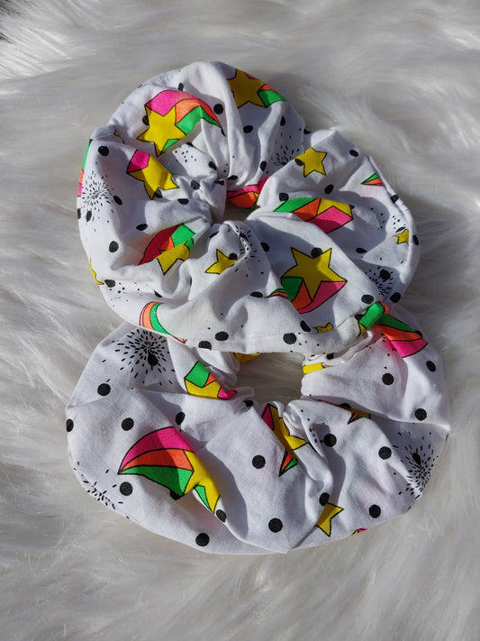 80s Vibes Oversized Scrunchie Sustainable Fabric