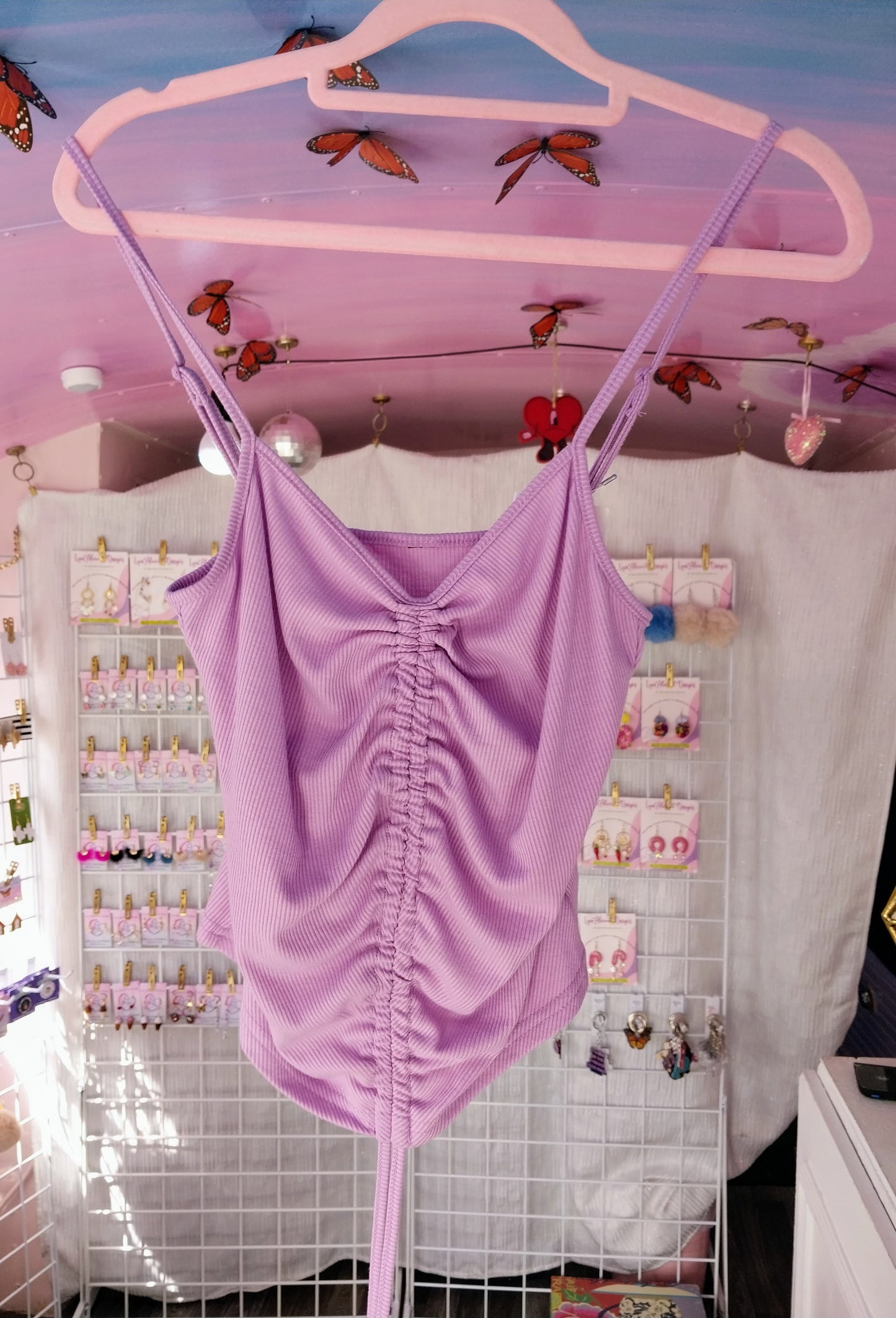 Lavender Lady Cami & Cardigan Set