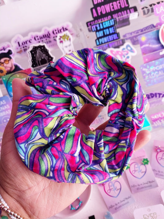 Kaleidoscope Scrunchie Sustainable Fabric