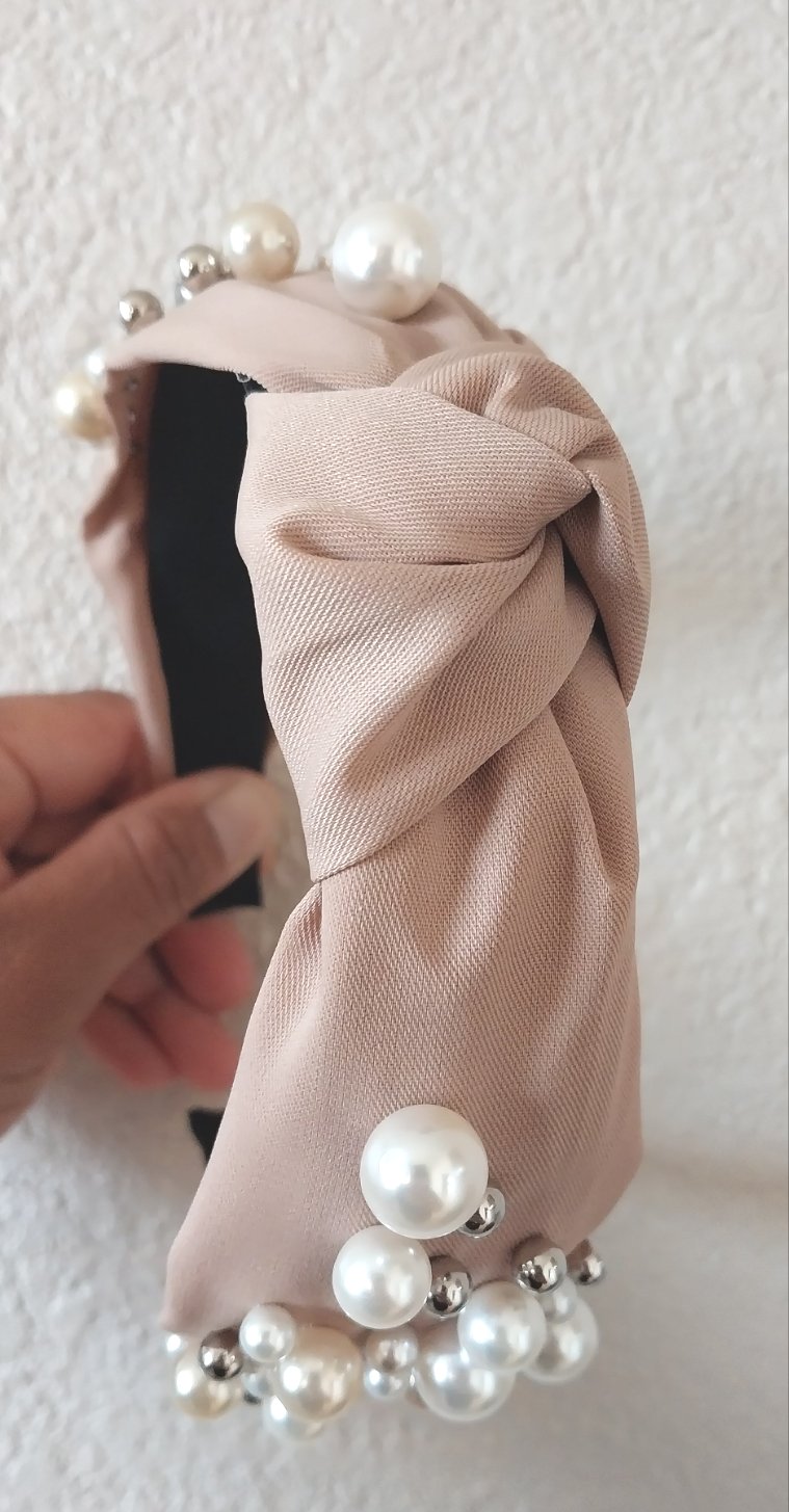 Blush Pearl Embellished Headband