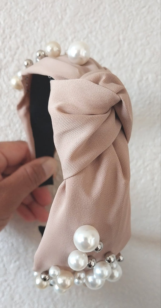 Blush Pearl Embellished Headband