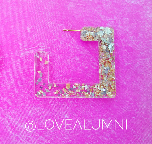 Golden Sunrise Ombre 18K Gold Earrings