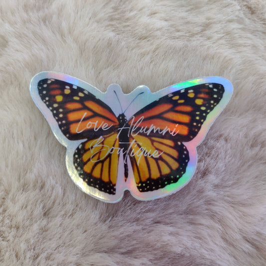 Holographic Butterfly Sticker