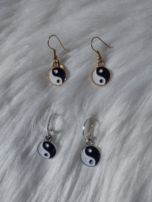 Ying Yang Y2K Earrings