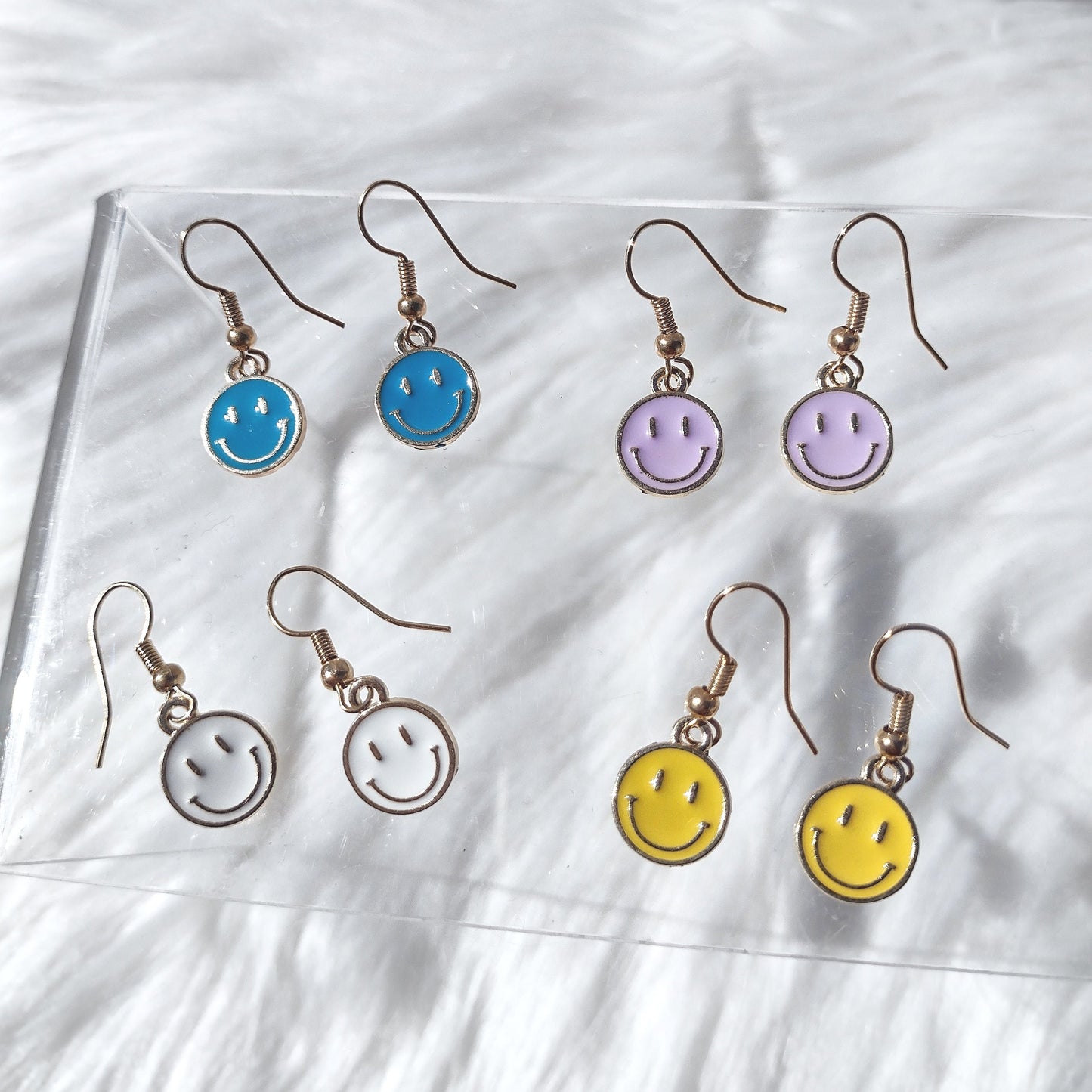 Smile Cult 18K Gold Plated Dangle Earrings