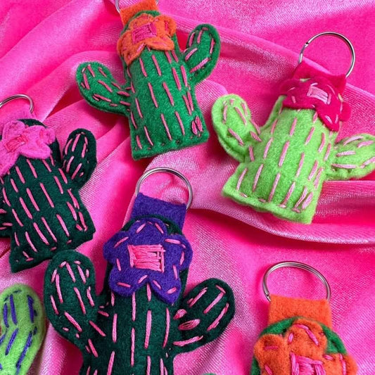 Saguaro Cactus Handcrafted Keychain