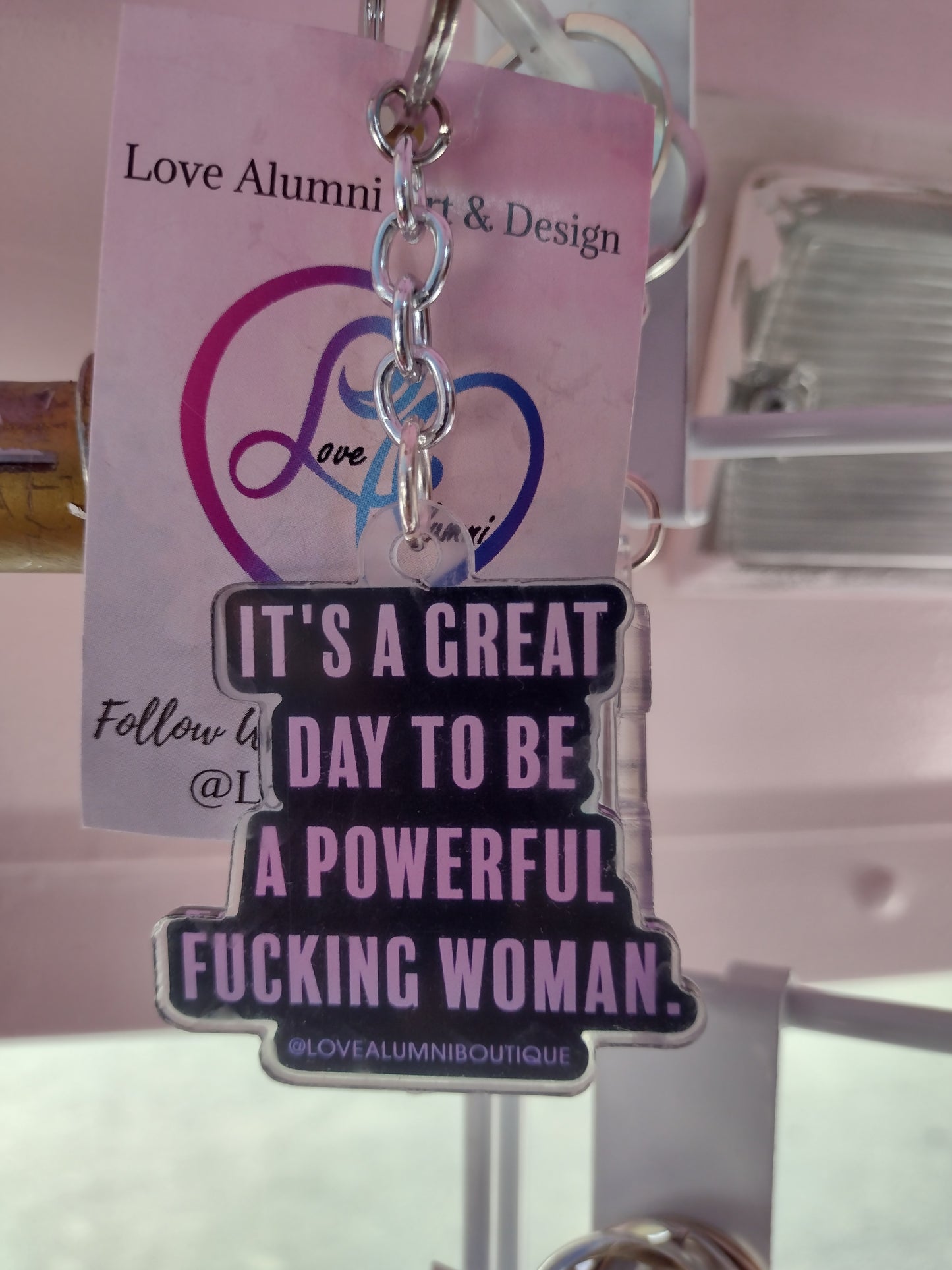 It's A Great Day Keychain