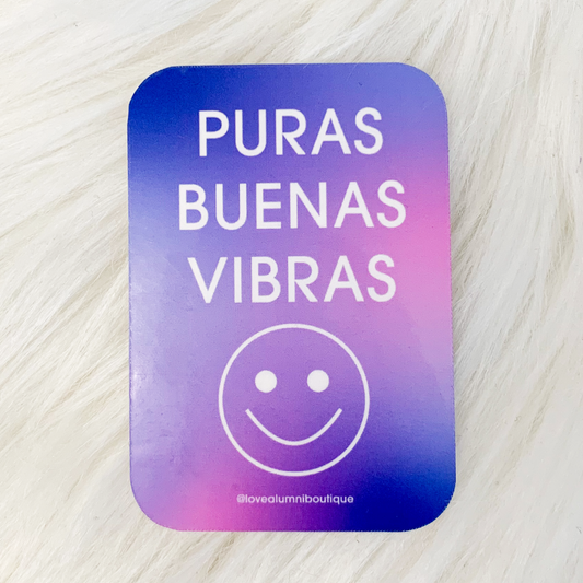 Puras Buenas Vibras Sticker