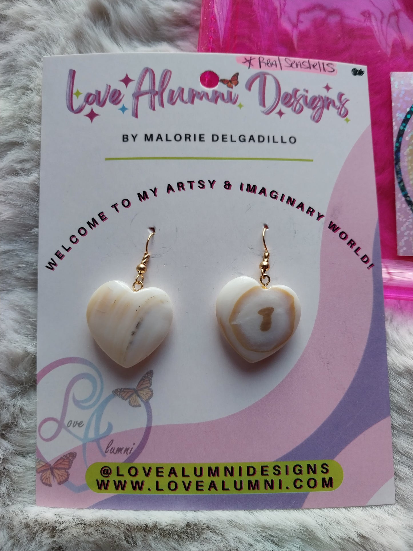 18K Gold Plated Seashell Earrings Gift Set