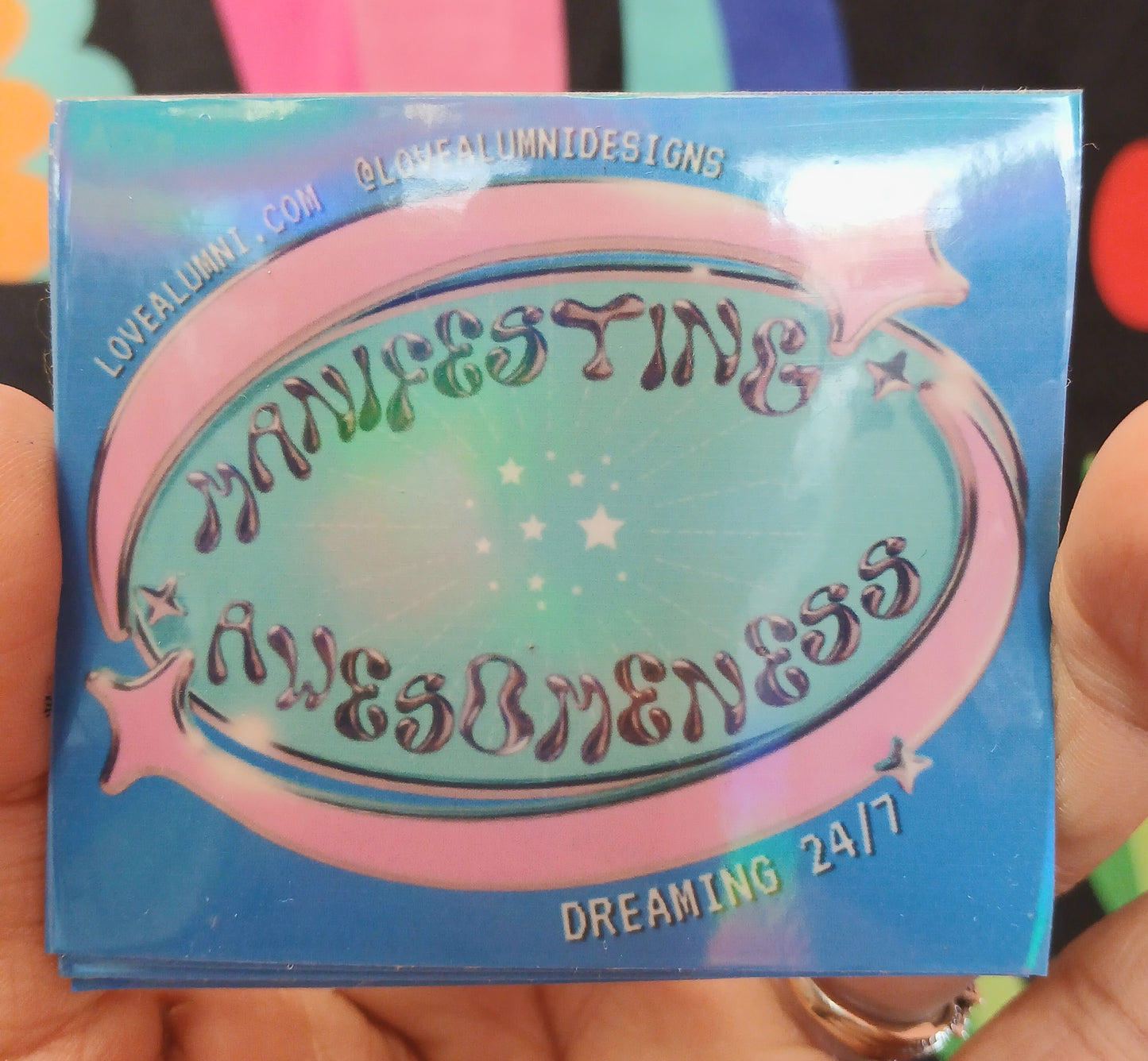 Manifesting Awesomeness Sticker