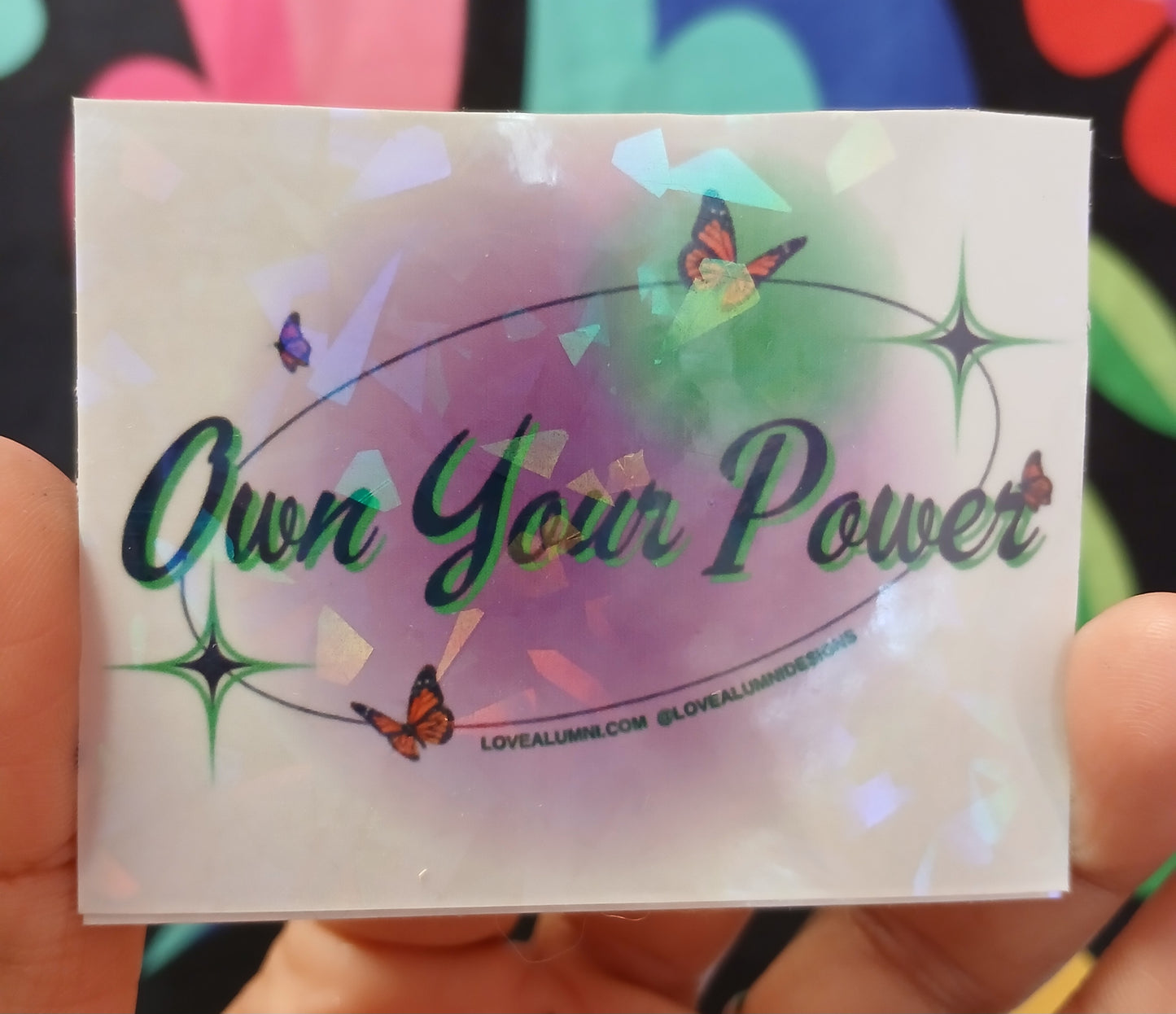 Own Your Power Sticker