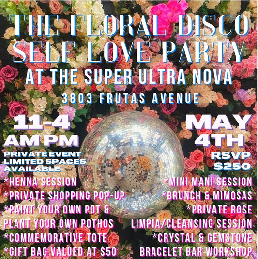Floral Disco Self Love Party