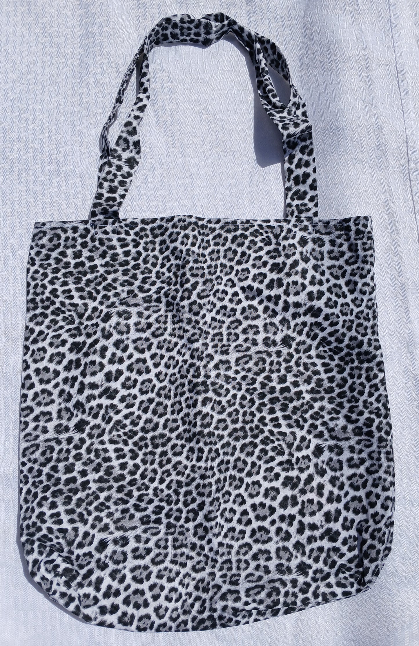 Leopard Handcrafted Tote Bag Sustainable Fabric