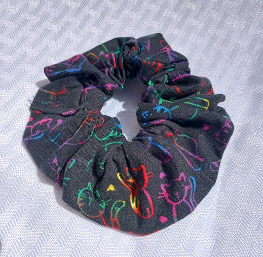 Cat Lady Scrunchie Sustainable Fabric