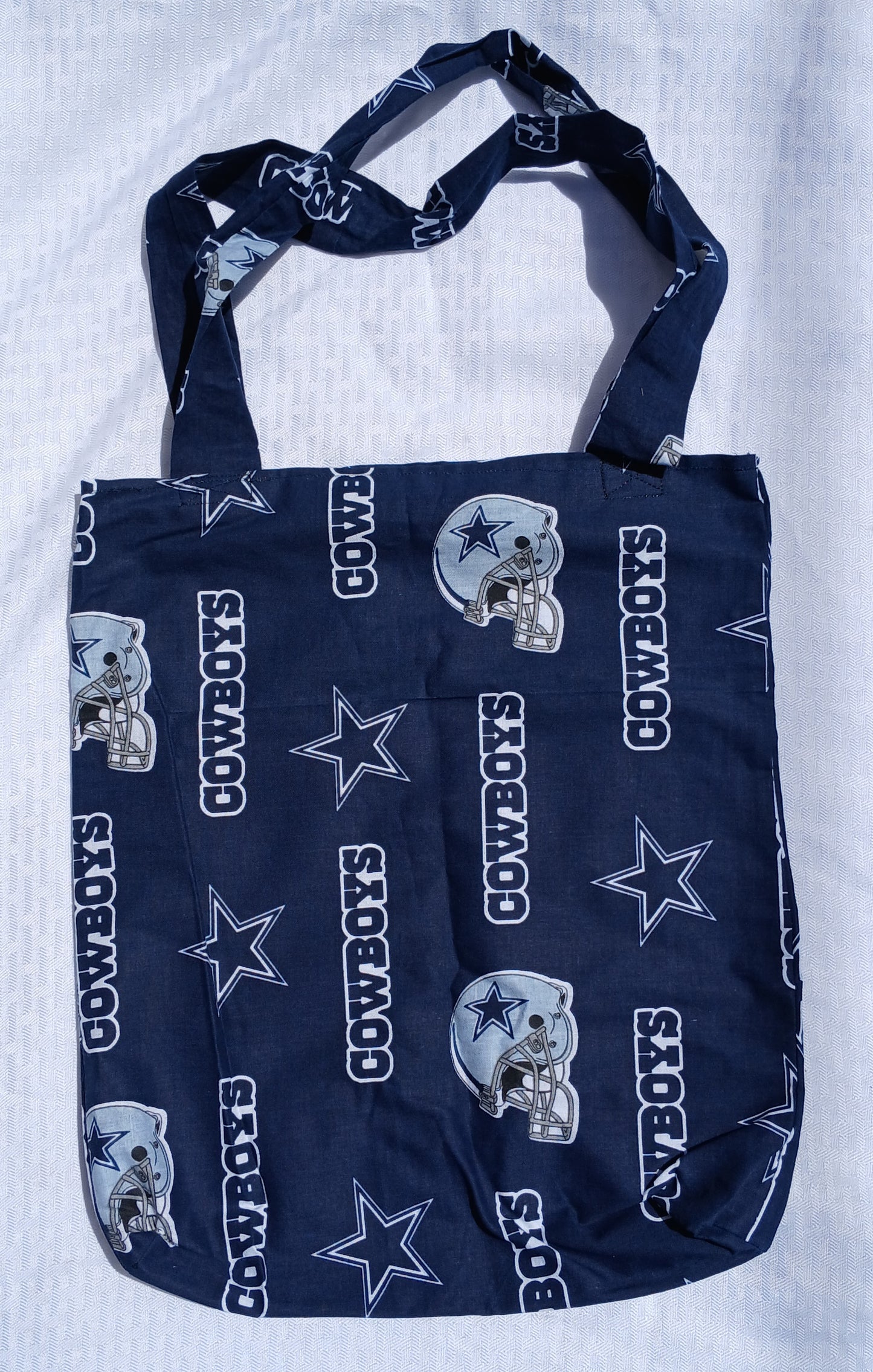 Cowboys Handcrafted Tote Bag Sustainable Fabric