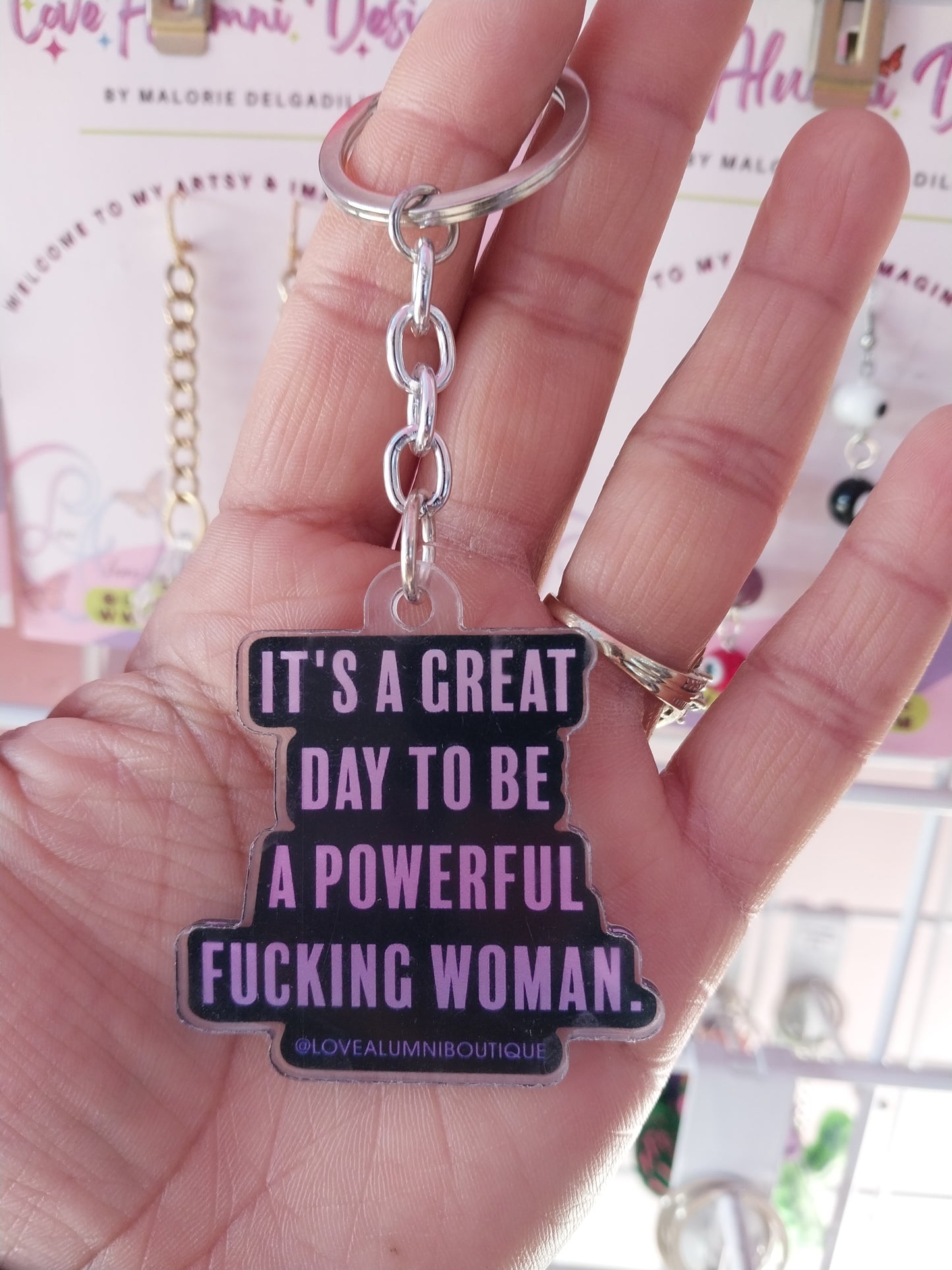 It's A Great Day Keychain