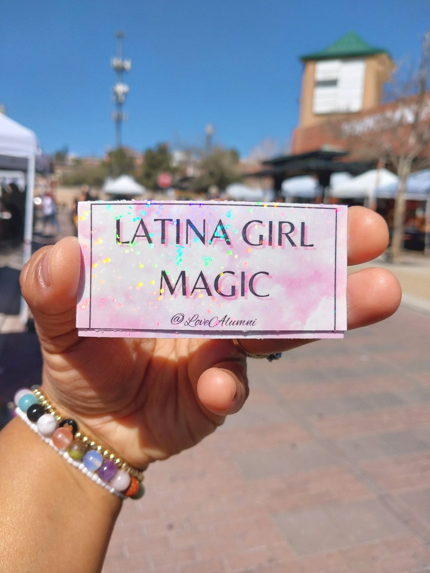 Latina Girl Magic Sticker