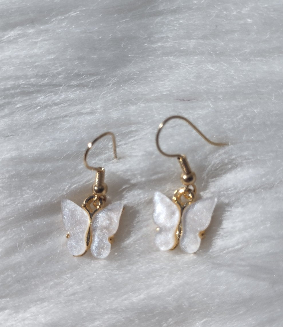 Mini Butterfly 18K Gold Plated Earrings