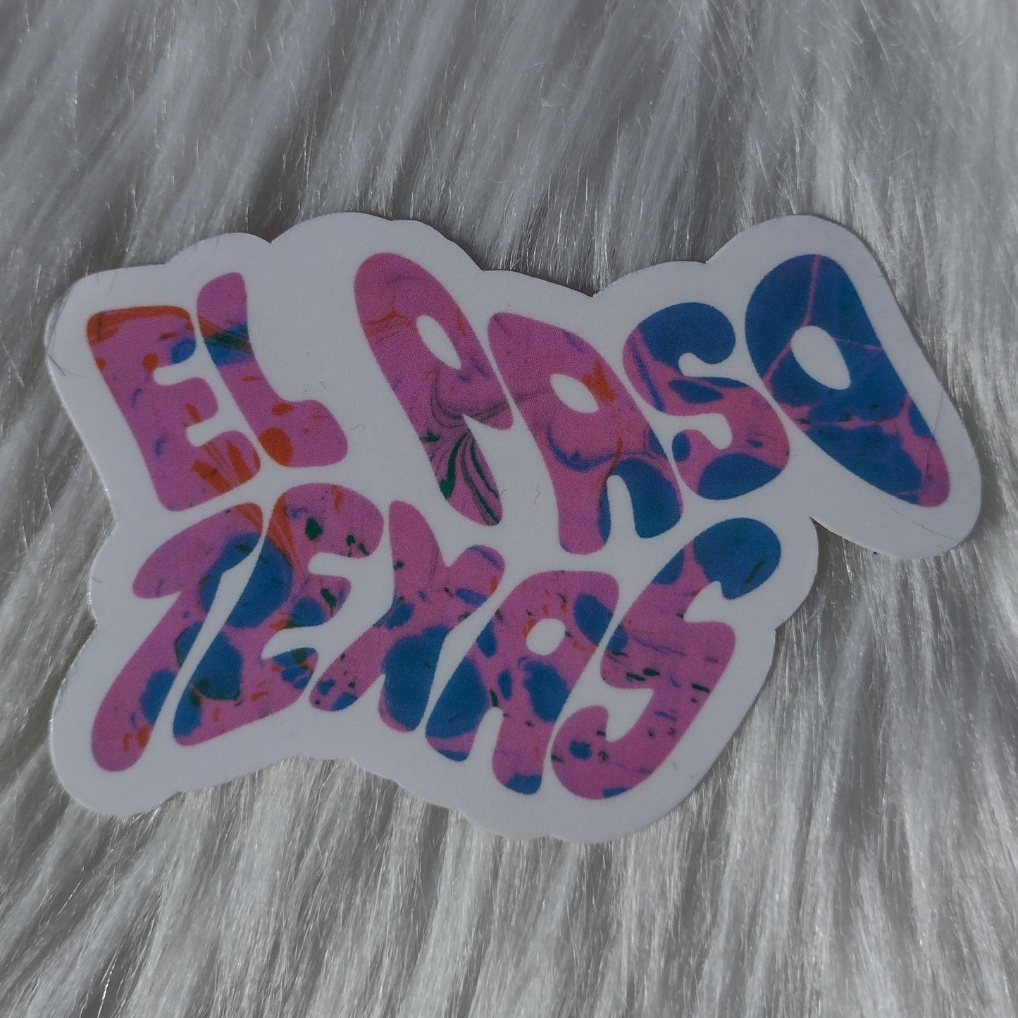 El Paso Wave Sticker (Marble)