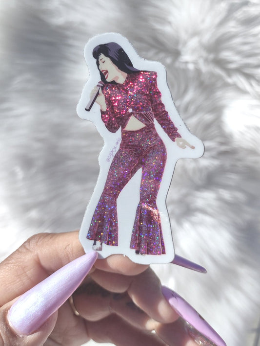Selena Holographic Sticker